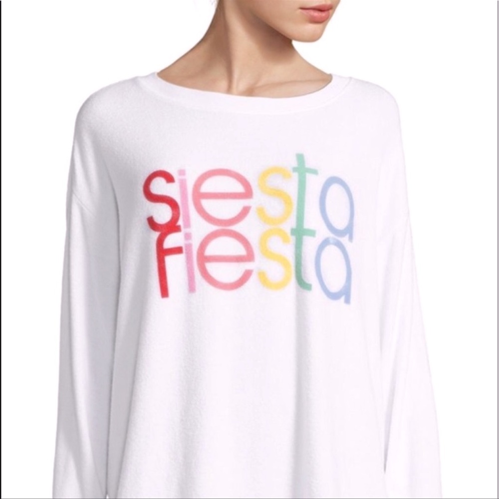 Wildfox Siesta Fiesta Beach Sweater Sweatshirt Small